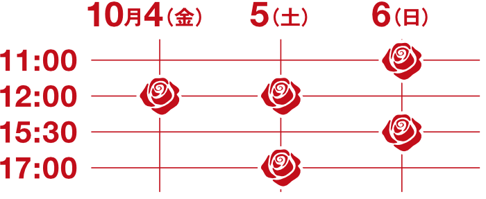 大阪公演スケジュール